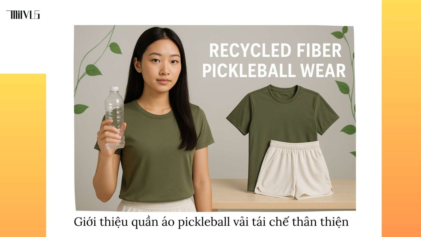 Quần áo pickleball vải tái chế thân thiện