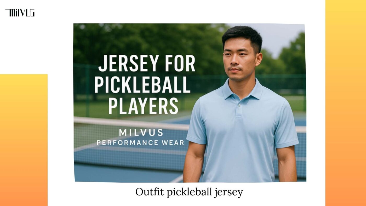 Outfit pickleball chất liệu jersey mềm nhẹ