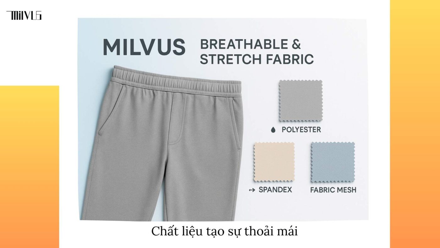 Quần áo pickleball quần dài thể thao thoải mái