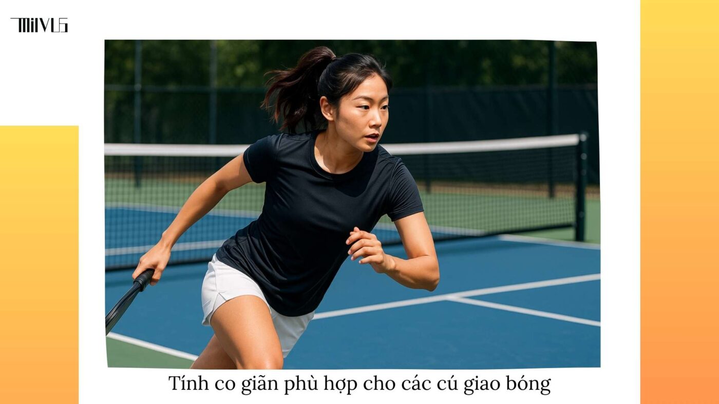 Outfit pickleball vải bamboo pha spandex