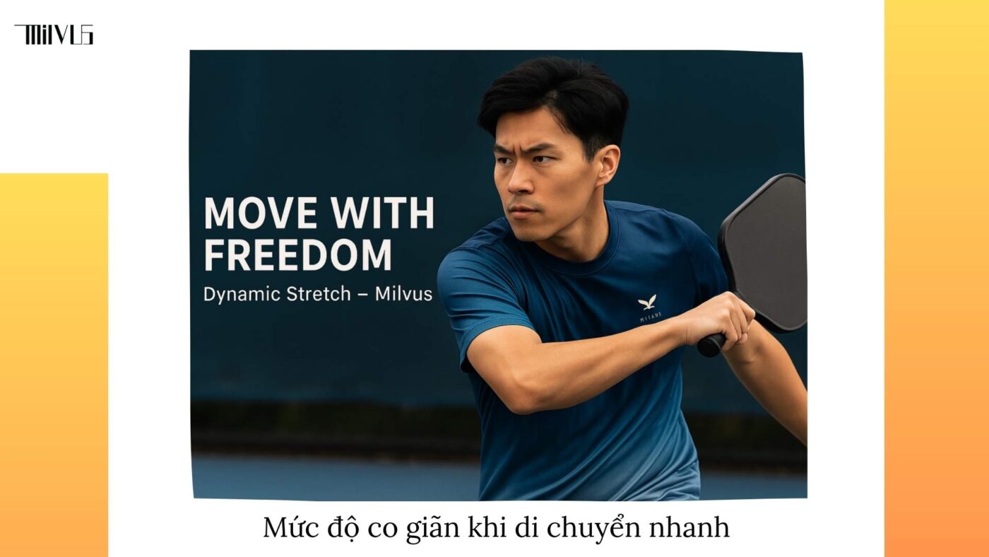 Outfit pickleball chất liệu waffle thoáng khí