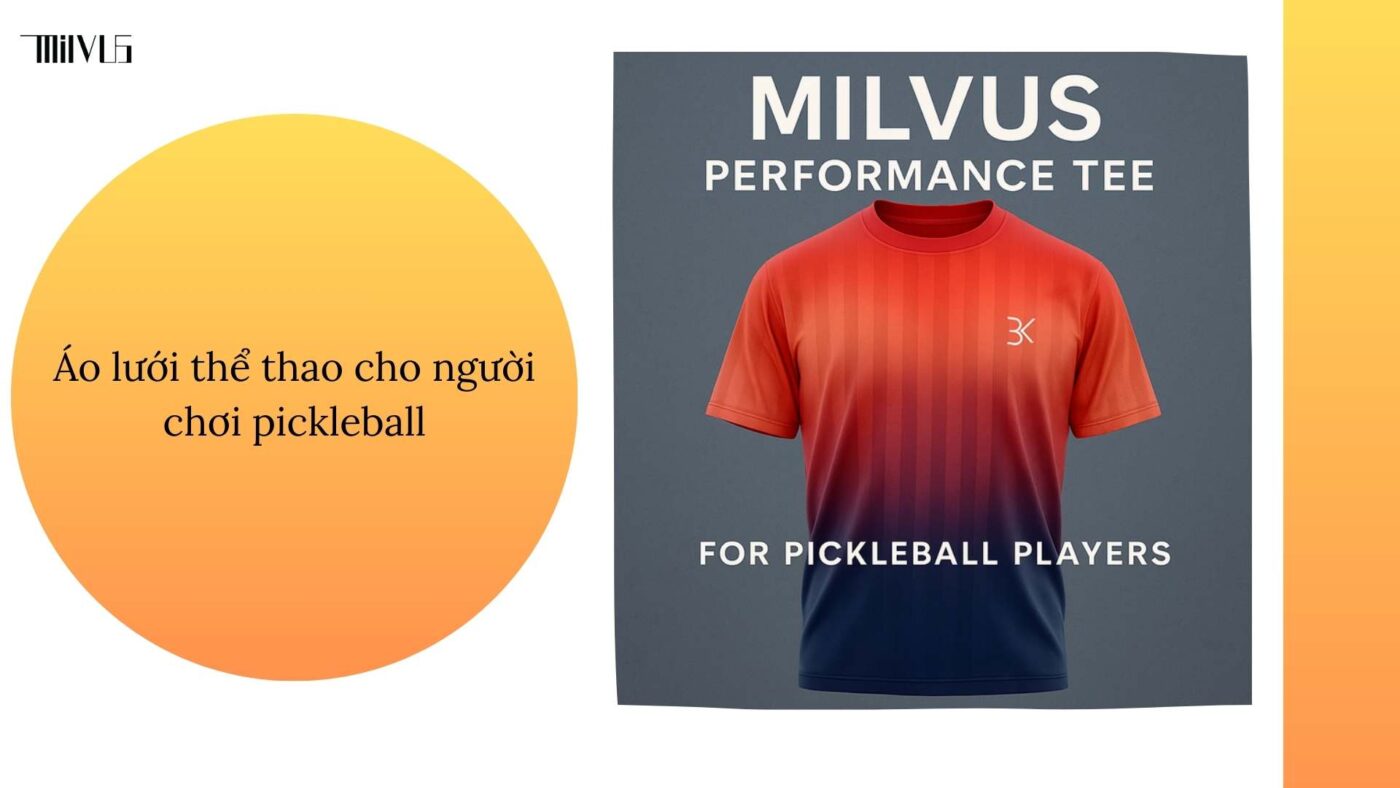 Outfit pickleball chất liệu lưới thể thao hiện đại