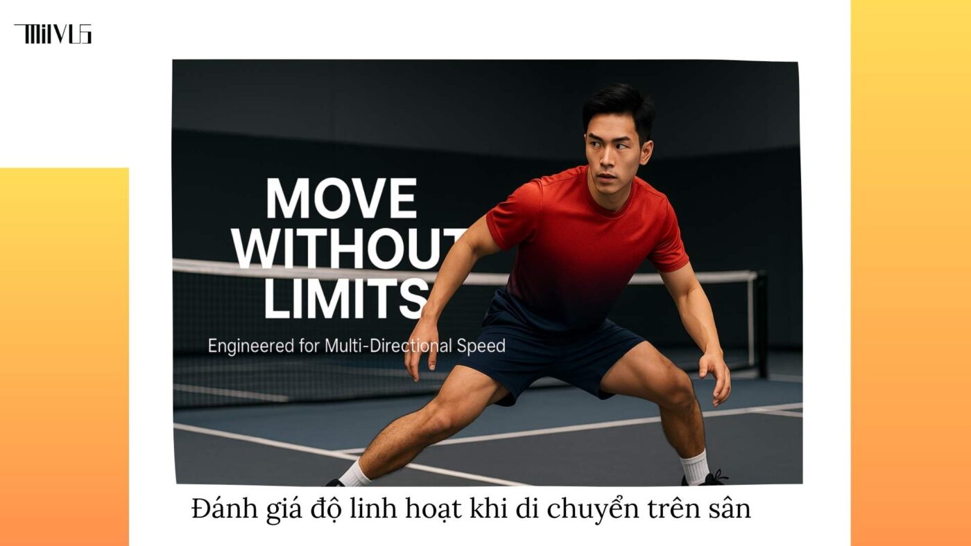 Outfit pickleball chất liệu co giãn 4 chiều