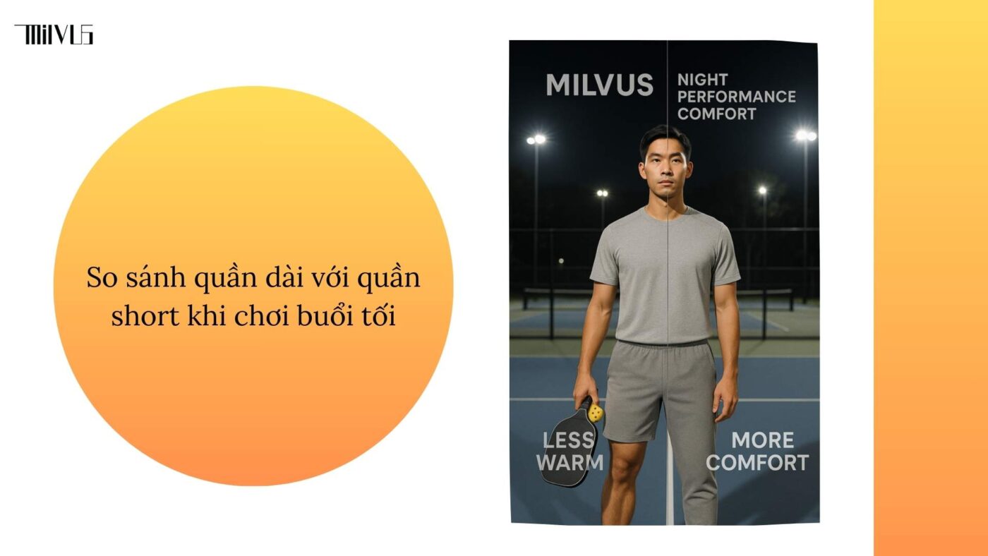 Quần áo pickleball quần dài thể thao thoải mái