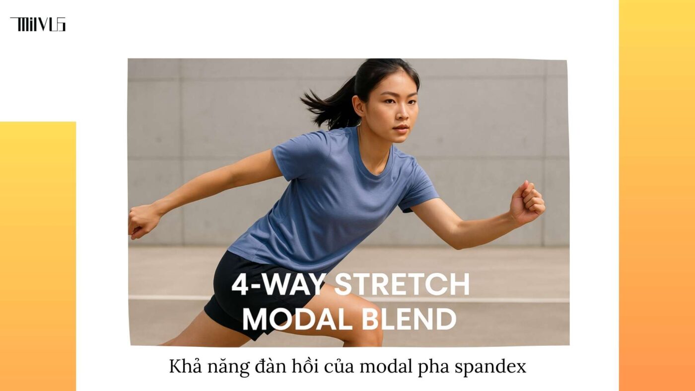 Outfit pickleball chất liệu modal mềm mại