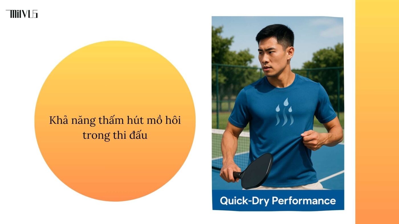 Quần áo pickleball vải tái chế thân thiện