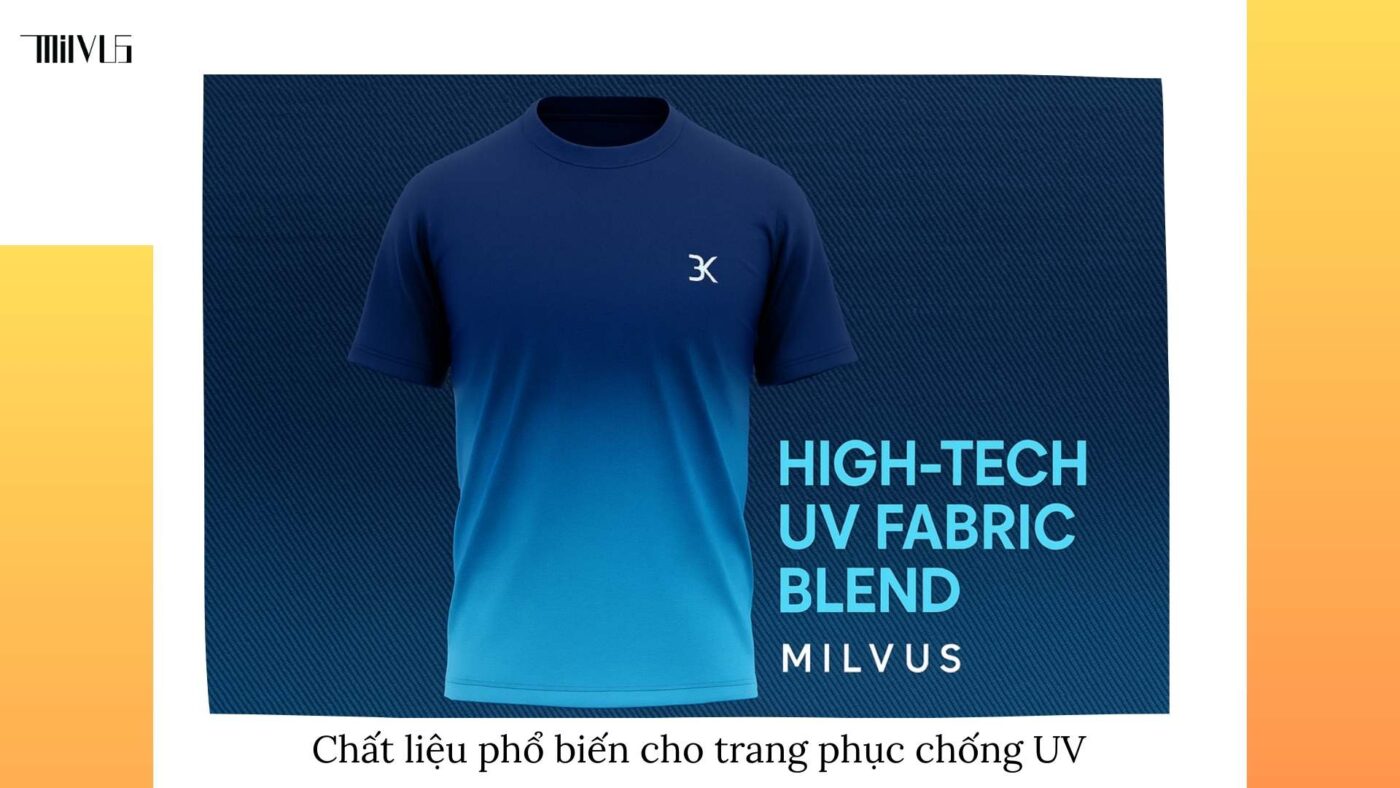 Quần áo pickleball vải chống tia UV bảo vệ da