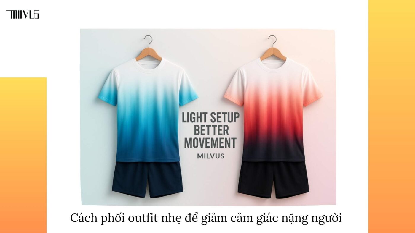 Outfit pickleball chất liệu light-weight tiện di chuyển