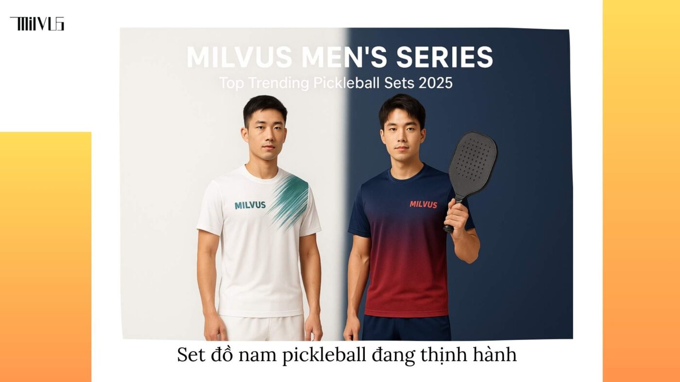 Quần áo pickleball set đồ thể thao đồng bộ