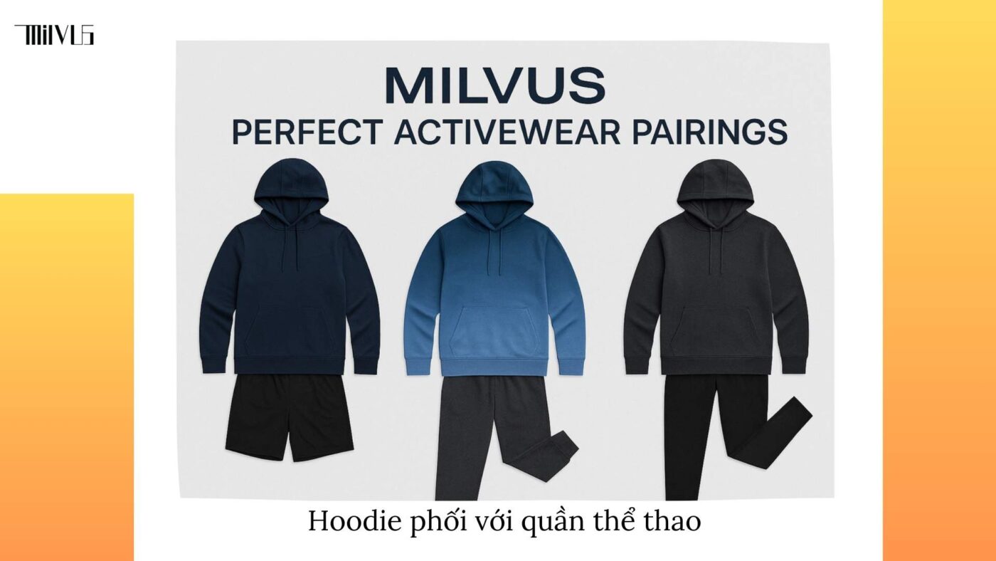Quần áo pickleball áo hoodie nhẹ cho buổi tối