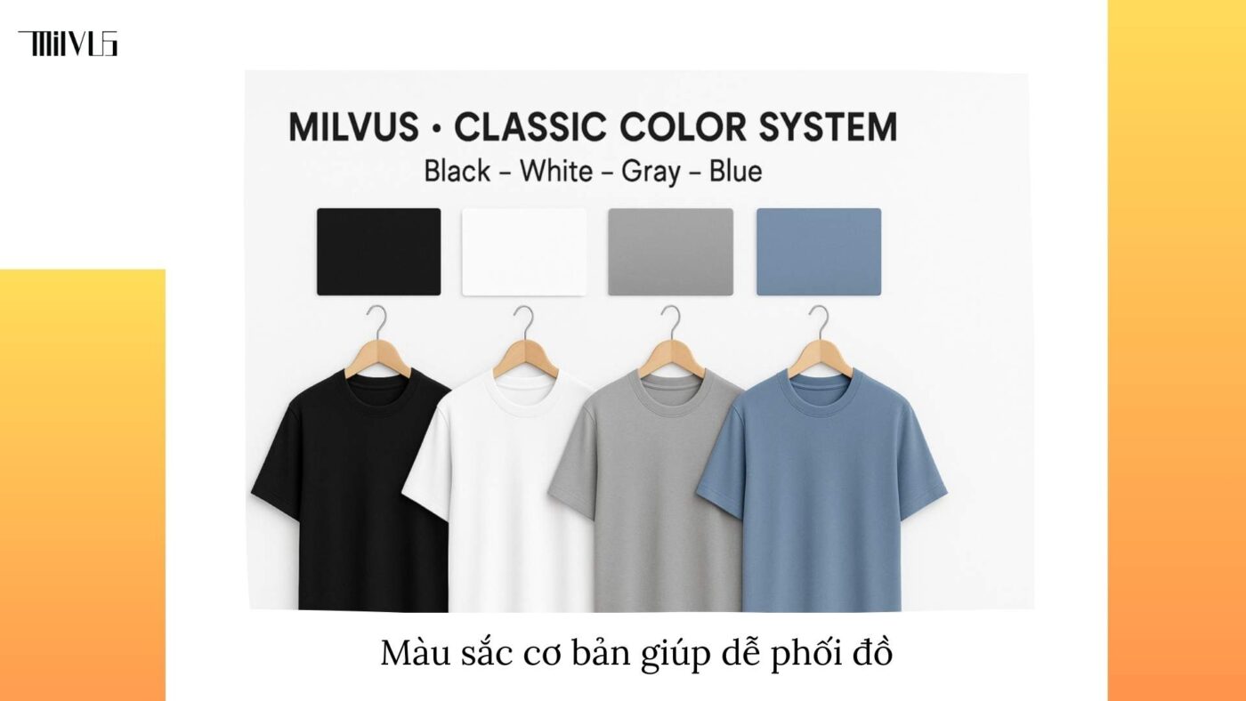 Quần áo pickleball dáng classic đơn giản