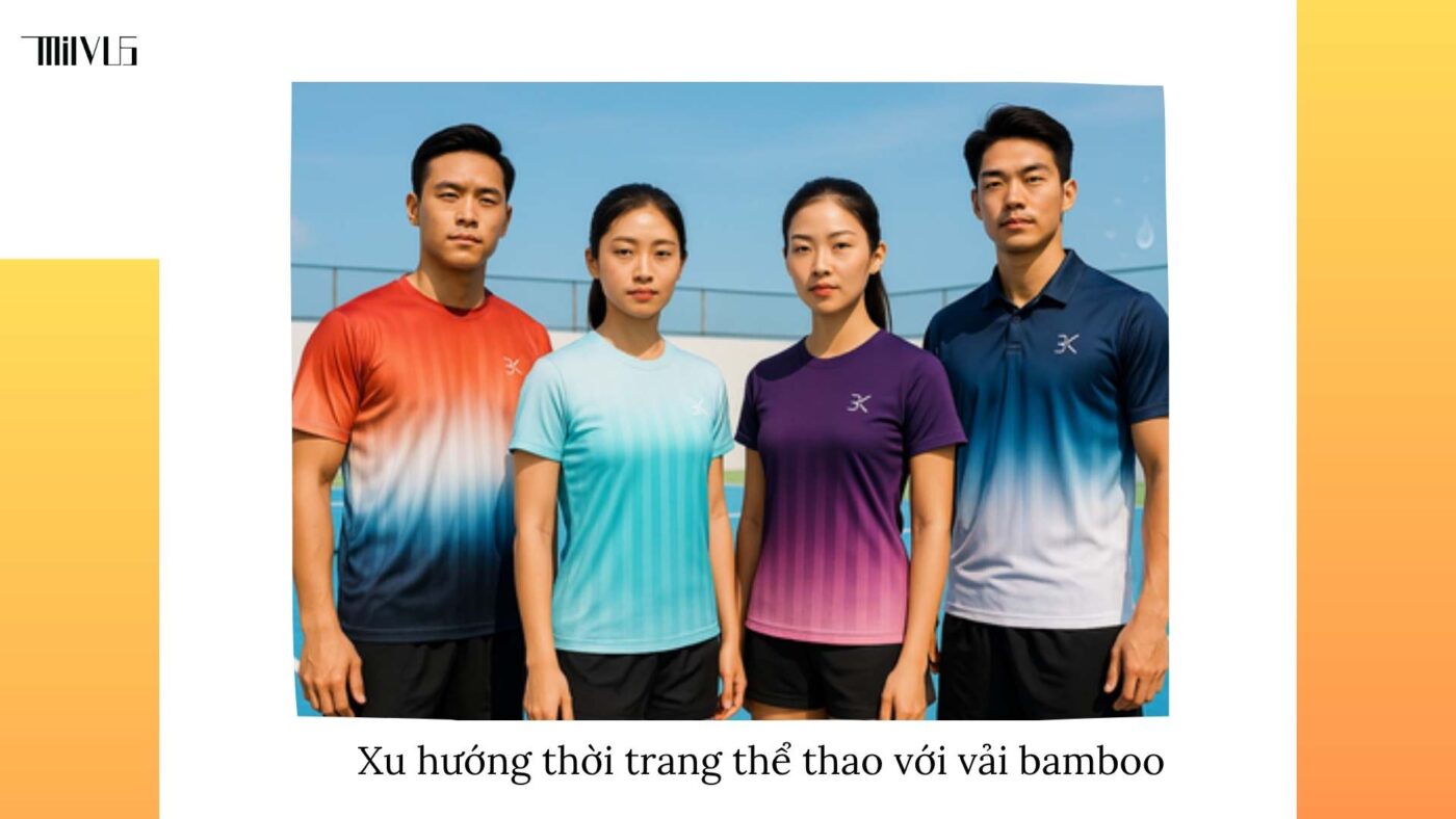 Outfit pickleball chất liệu bamboo thân thiện môi trường
