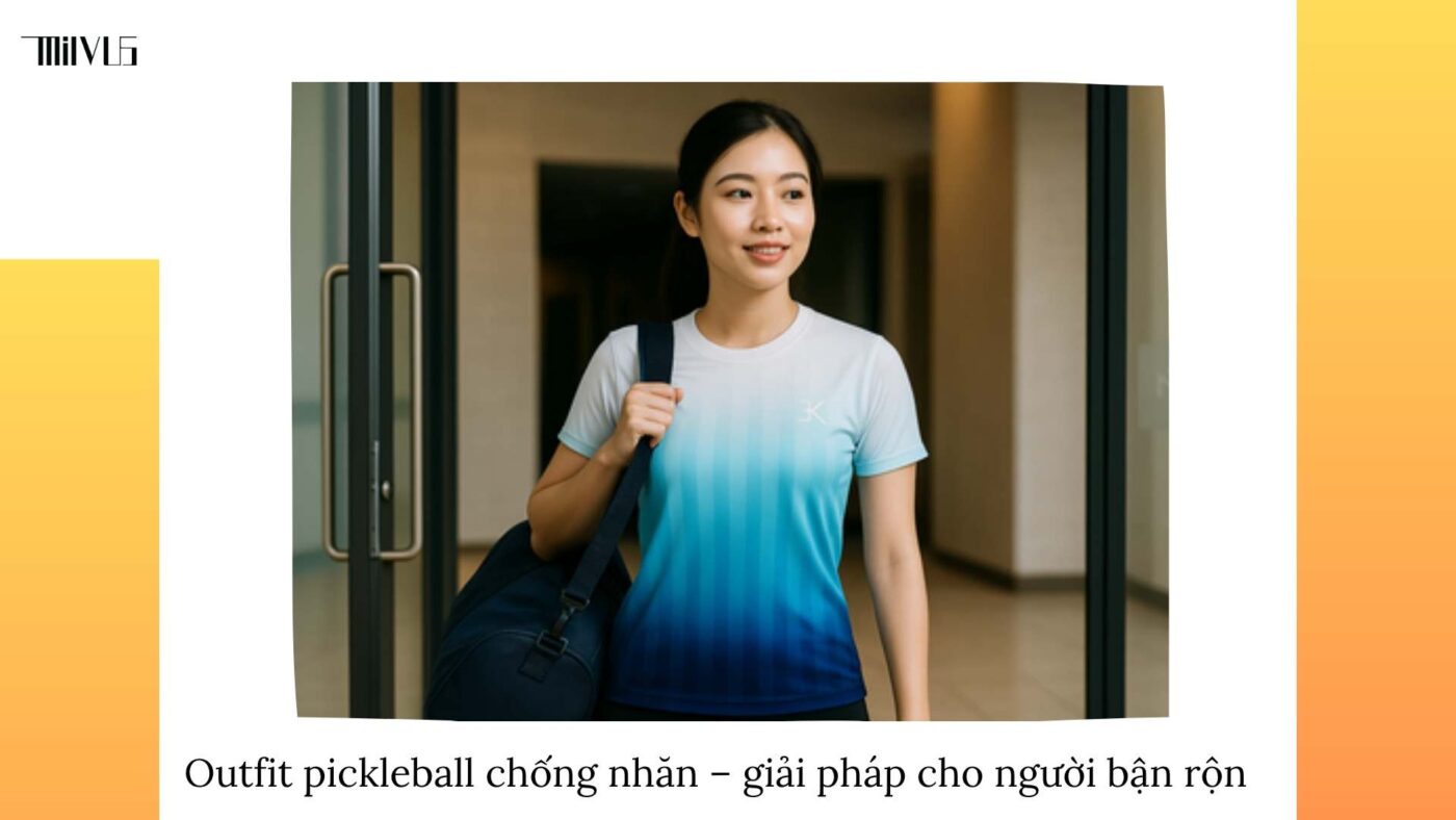 Outfit pickleball chất liệu chống nhăn dễ giặt