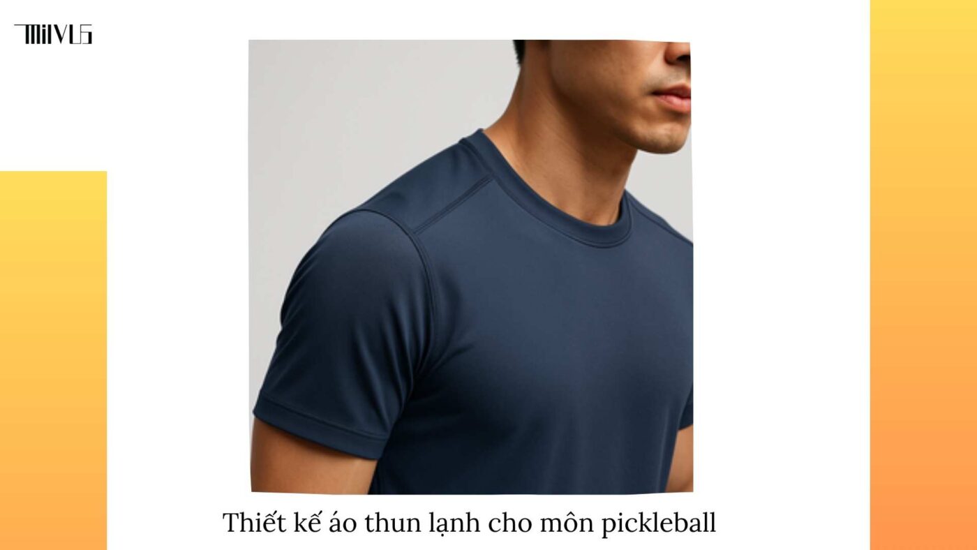 Outfit pickleball chất liệu thun lạnh cho ngày nóng