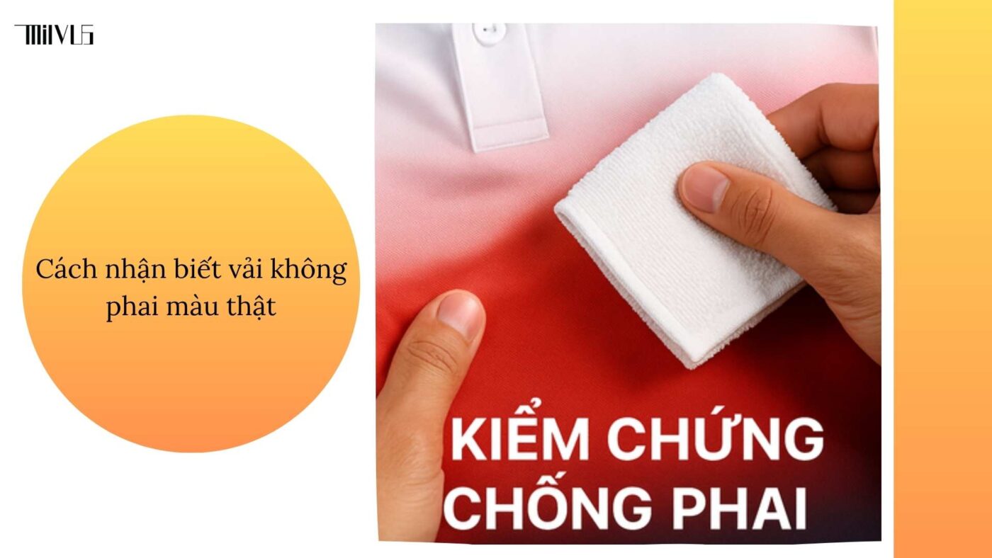 Quần áo pickleball vải không phai màu sau nhiều lần giặt