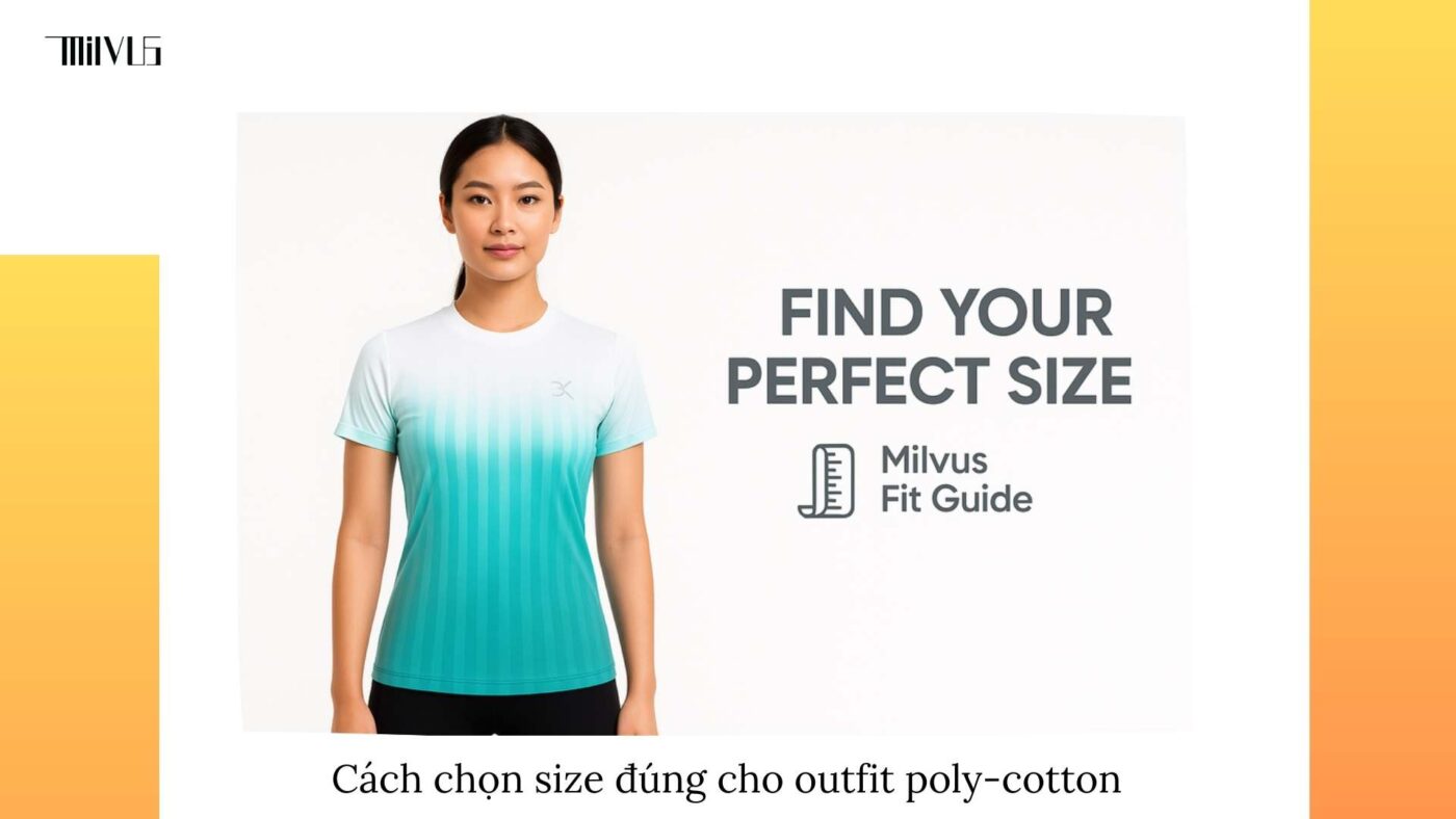 Outfit pickleball chất liệu poly-cotton chống nhăn