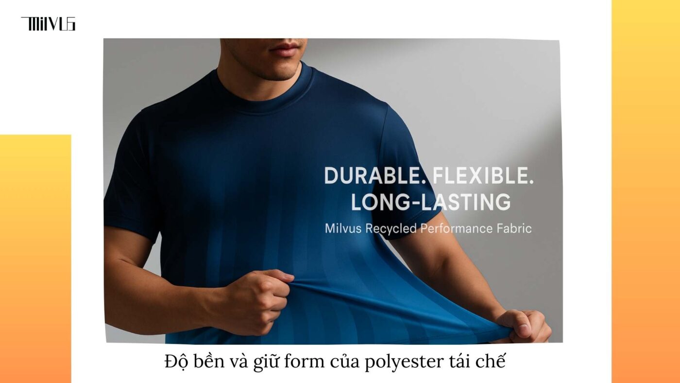 Quần áo pickleball vải polyester tái chế