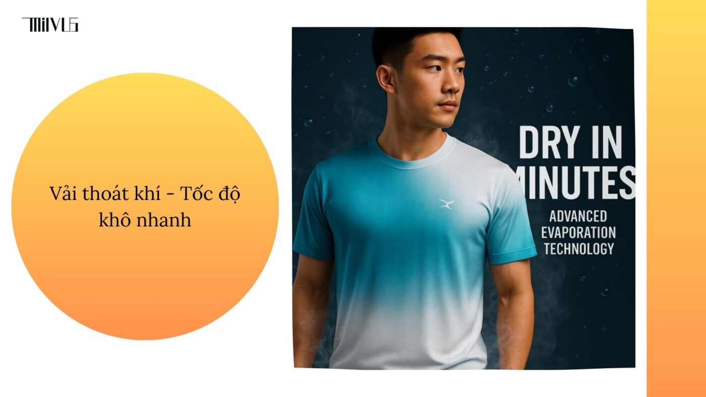 Quần áo pickleball vải thoát khí nhanh không bí