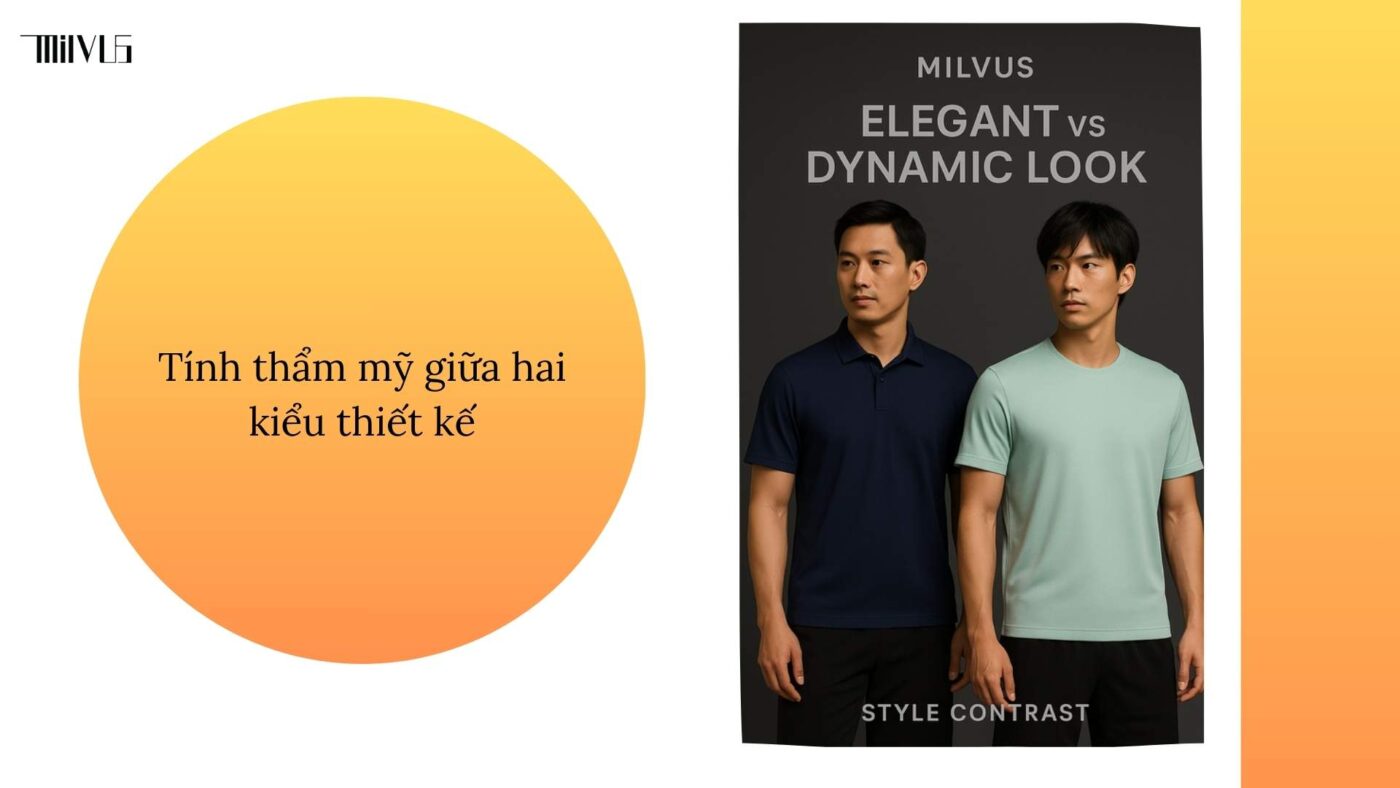 Outfit pickleball có cổ vs không cổ