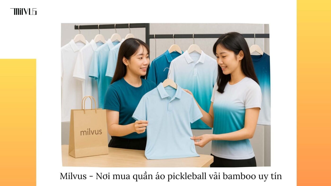 Outfit pickleball chất liệu bamboo thân thiện môi trường