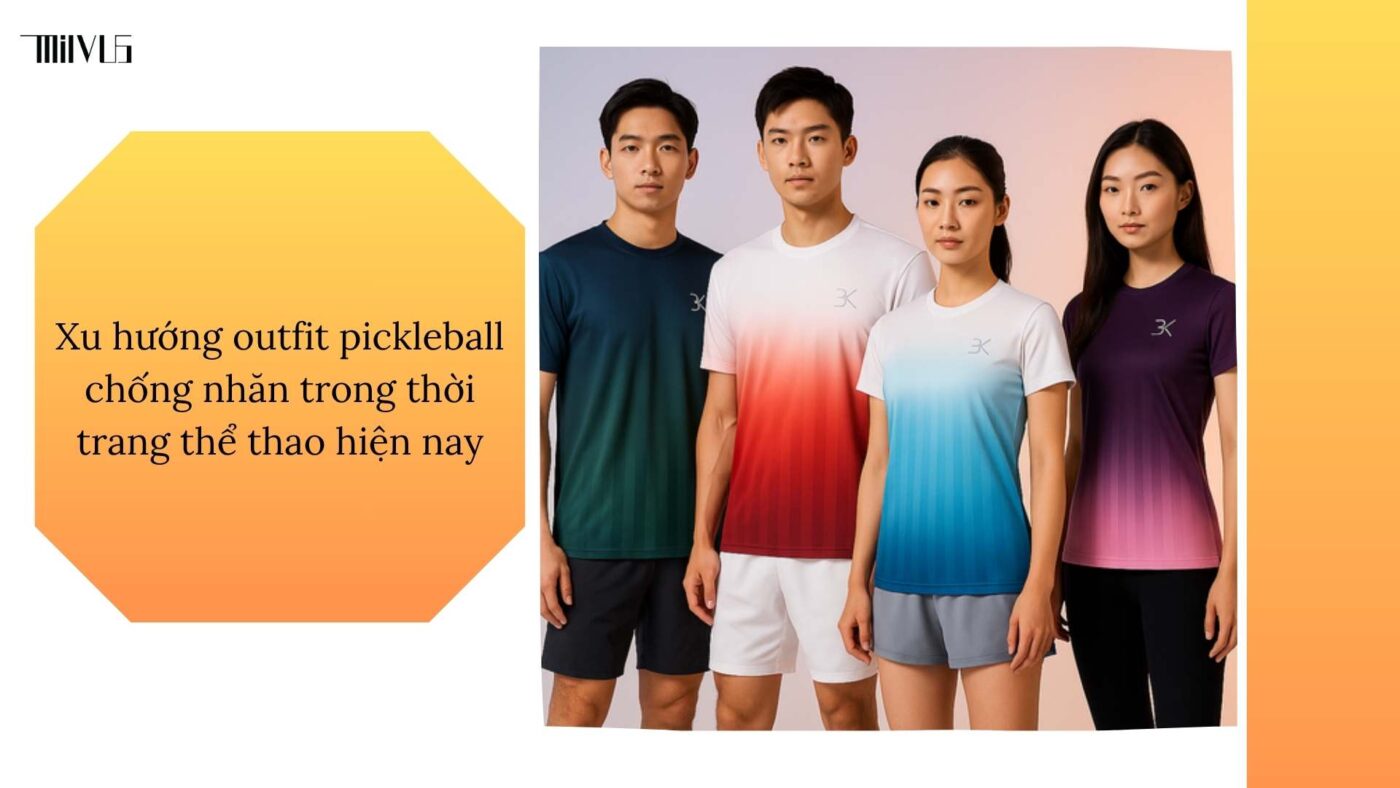 Outfit pickleball chất liệu chống nhăn dễ giặt