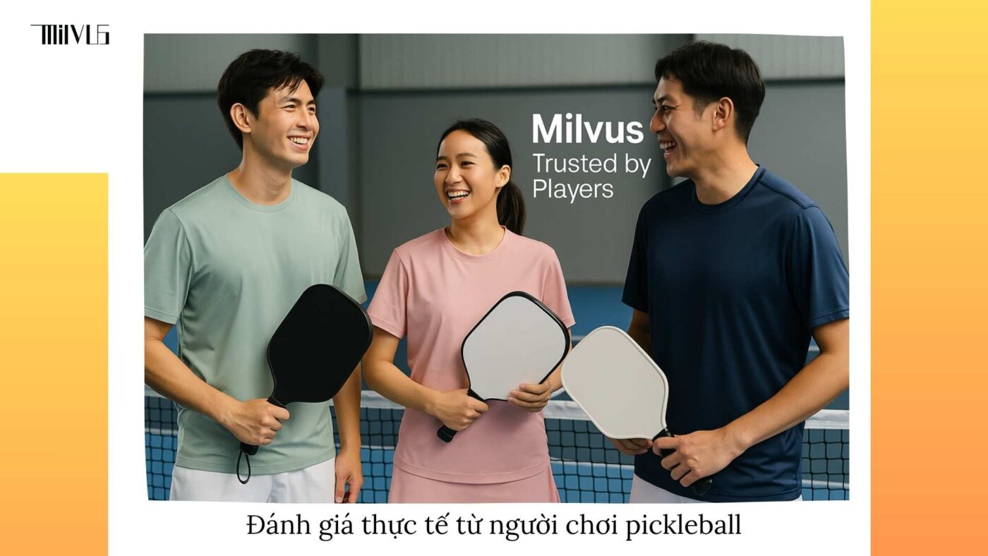 Quần áo pickleball vải lụa thể thao mềm mại