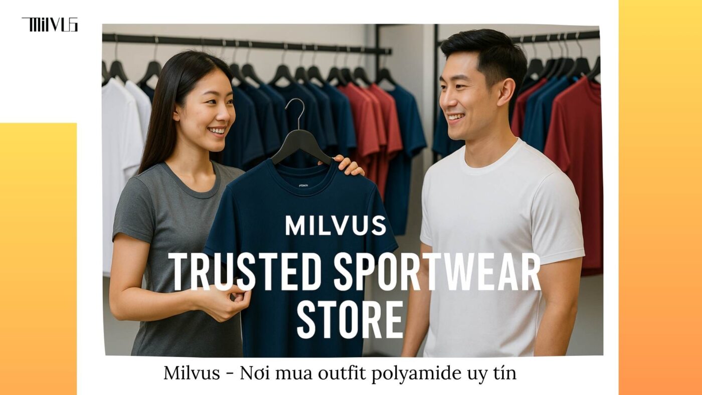 Outfit pickleball chất liệu polyamide co giãn