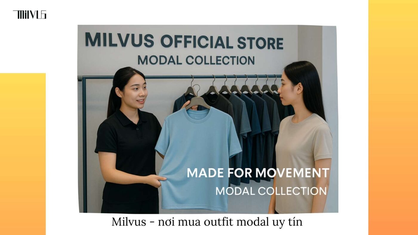 Outfit pickleball chất liệu modal mềm mại