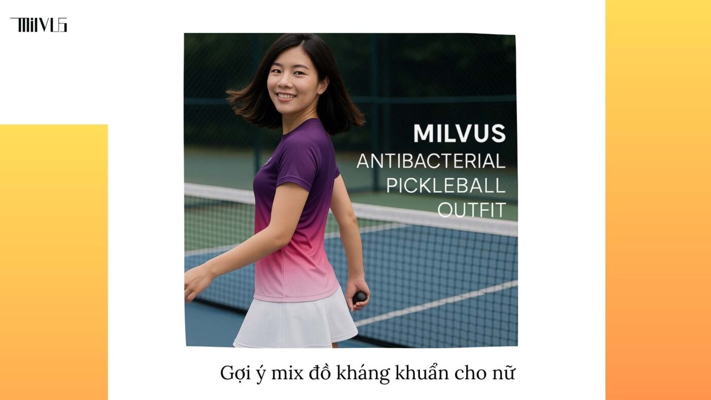 Outfit pickleball chất liệu kháng khuẩn