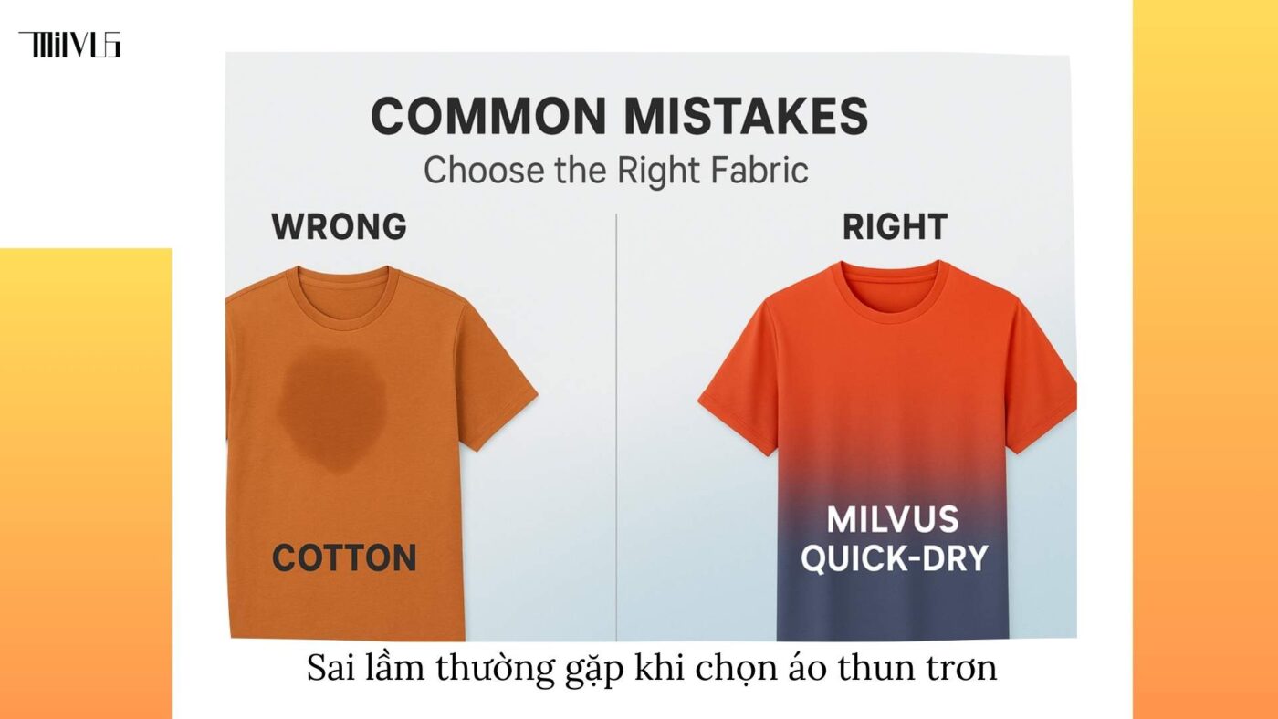 Quần áo pickleball áo thun trơn basic