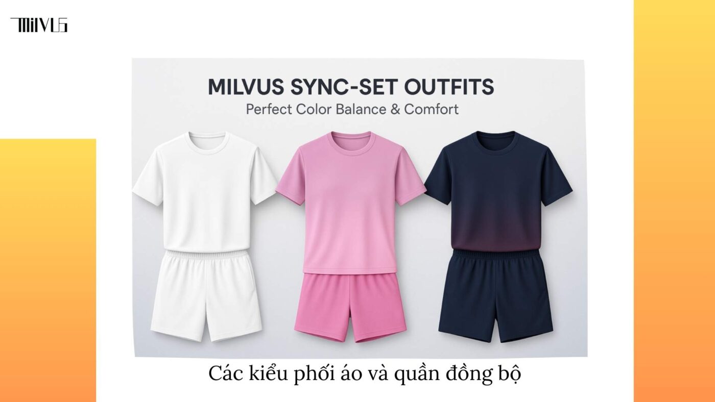 Quần áo pickleball set đồ thể thao đồng bộ