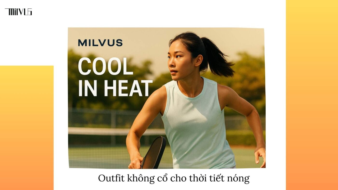 Outfit pickleball có cổ vs không cổ