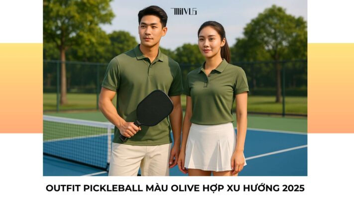 Outfit pickleball màu olive hợp xu hướng 2025
