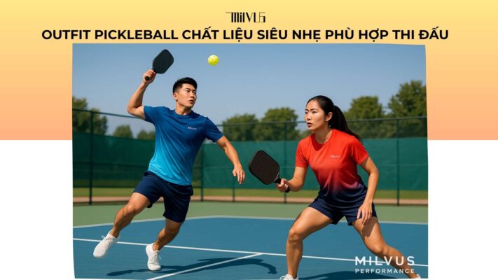 Outfit pickleball chất liệu siêu nhẹ phù hợp thi đấu