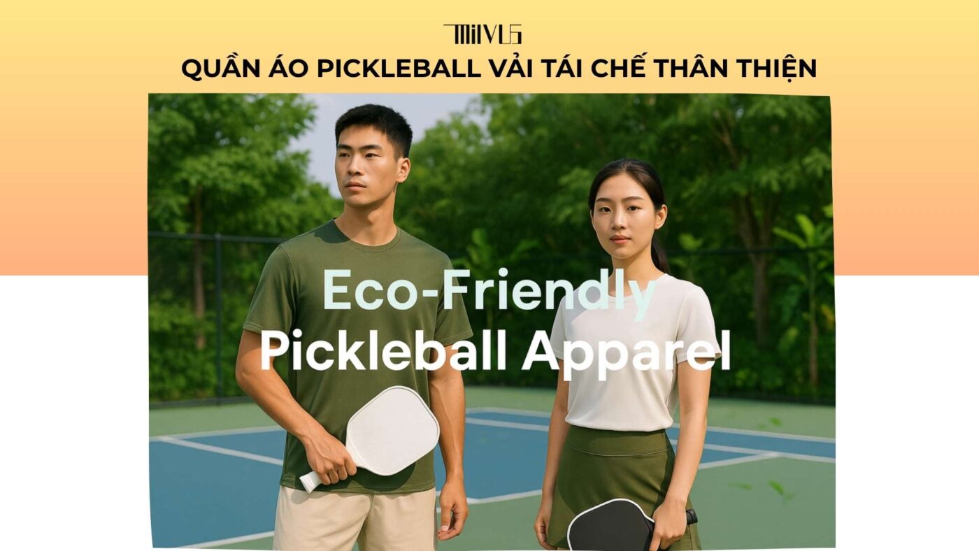 Quần áo pickleball vải tái chế thân thiện