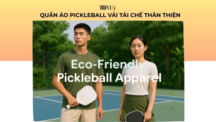 Quần áo pickleball vải tái chế thân thiện