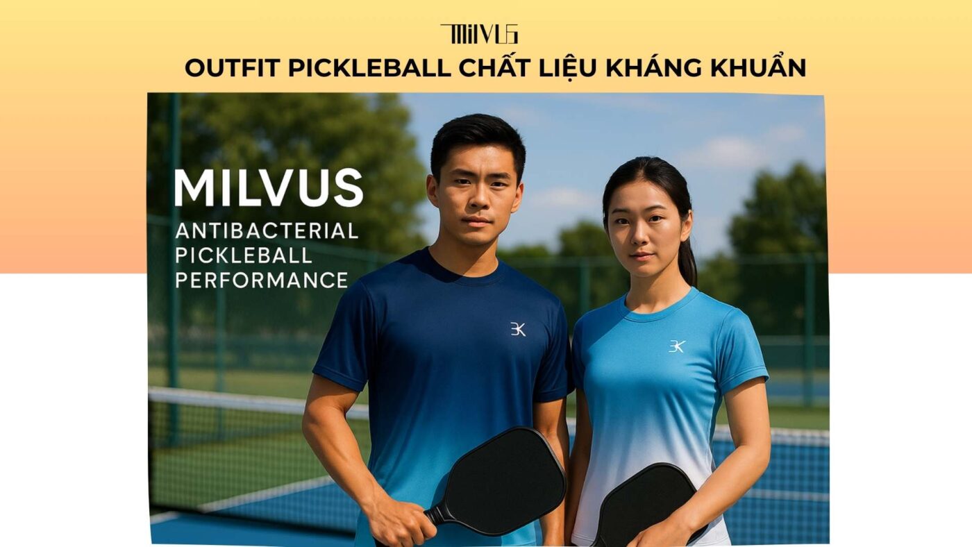 Outfit pickleball chất liệu kháng khuẩn