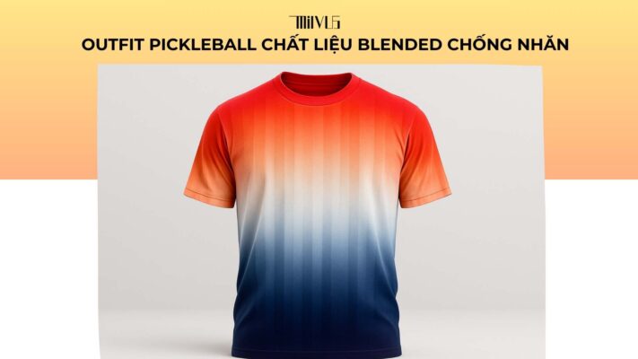 Outfit pickleball chất liệu blended chống nhăn