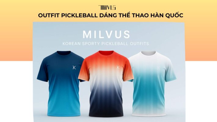 Outfit pickleball dáng thể thao Hàn Quốc
