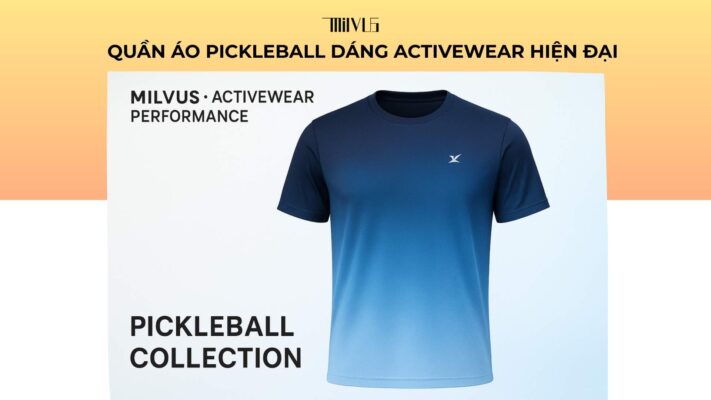 Quần áo pickleball dáng activewear hiện đại