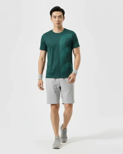 Alternative view of Áo Thun Thể Thao Nam Velocity Marble Airmax Tech BLUEKTE