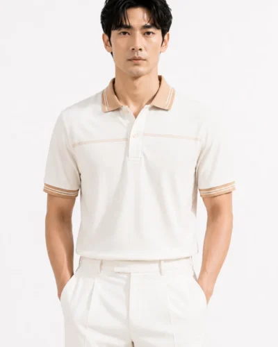 Alternative view of Áo Polo Nam Công Sở Legacy Wilson Silva Rayon MILVUS