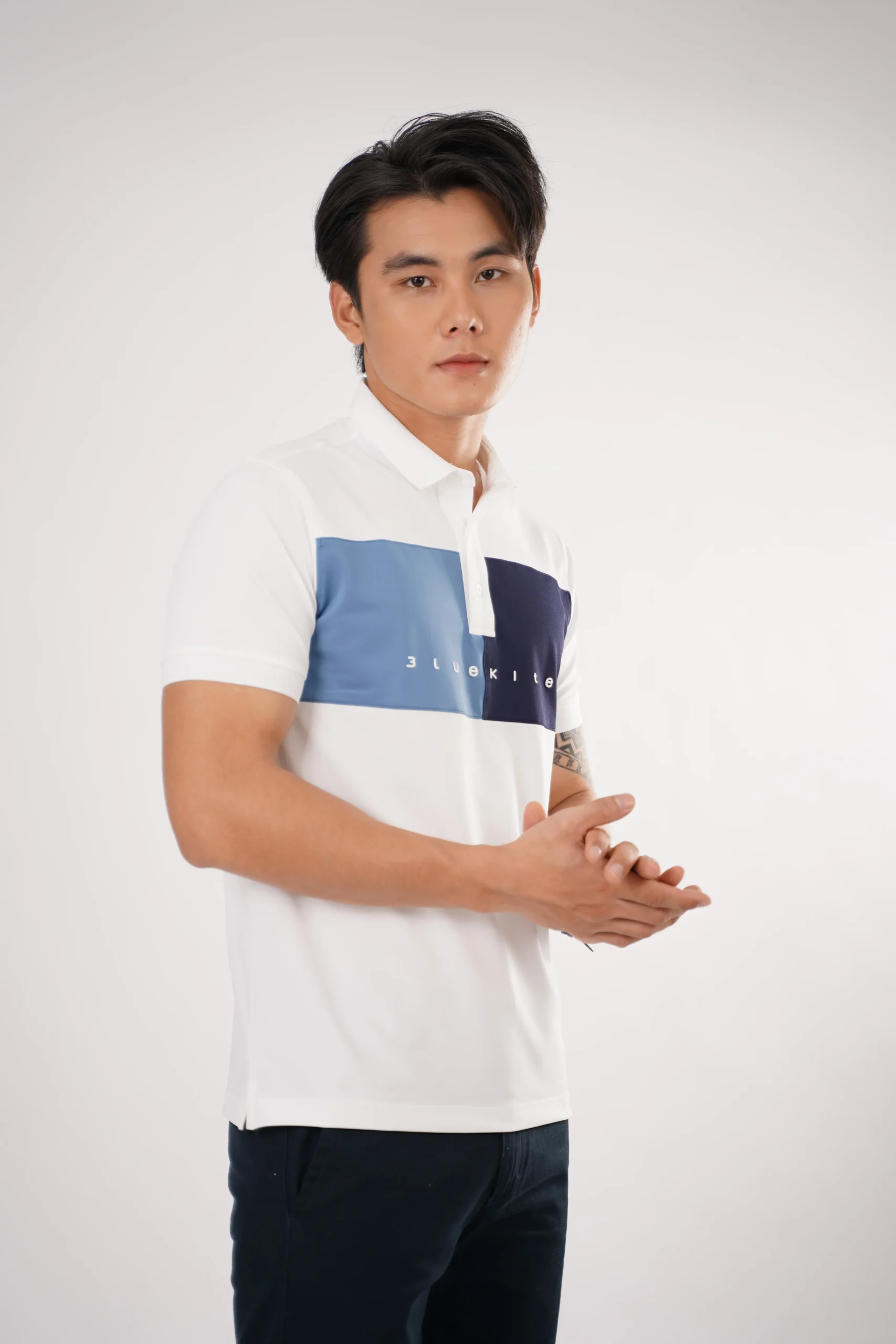 Áo Polo Nam Công Sở Signature Double Block - Ảnh 3