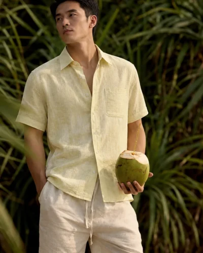 Alternative view of MILVUS EASYWEAR - Áo Sơ Mi Nam Tay Ngắn NOMAD EasyLinen