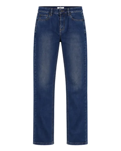 MILVUS EASYWEAR Quần jeans nam ống suông 012 EASYJEAN quần bò nam cao cấp mềm mại co giãn