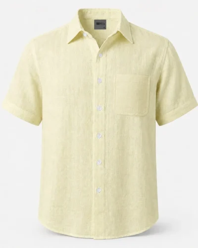 MILVUS EASYWEAR - Áo Sơ Mi Nam Tay Ngắn NOMAD EasyLinen